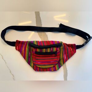 Colorful Striped Fanny Pack